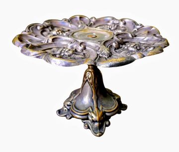 Neobarokowa patera Fraget z motywem winorośli, plater złocony, ok. 1850